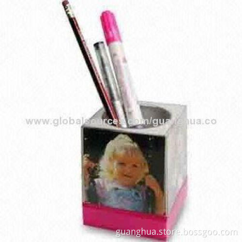 2014 Digital Voice Recorder, Can Hold Photo and Pens, Dimensions 80 x 80 x 100mm
